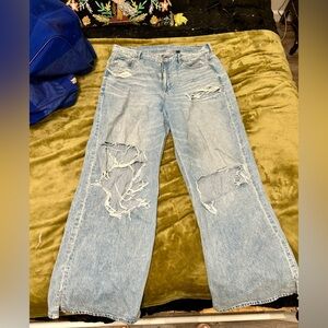 American Eagle Distressed Light Blue Jeans